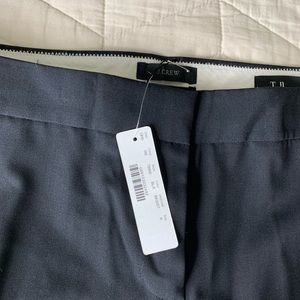 Jcrew suit pants size 6 black - new with tags